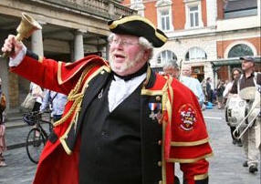 Leading the Covent Garden Rent Ceremony Procession