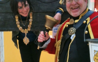 Putting the Mayor in the stocks - for Children in Need