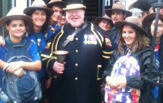 Meeting a group of Baden Powell Scouts from Portugal