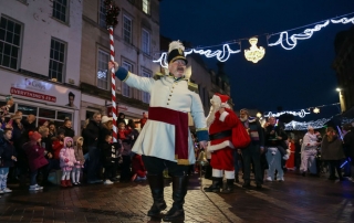 Alan Myatt leading the Lantern Parade 2016