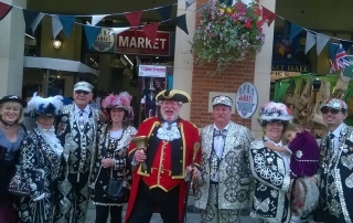 Alan with The Pearly Kings and Queens