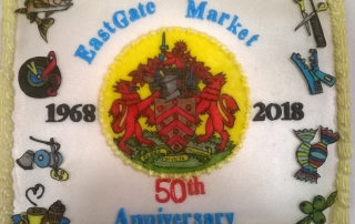 Eastgate Market's birthday cake