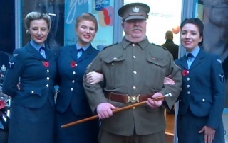 Alan at the Royal British Legion Poppy Appeal